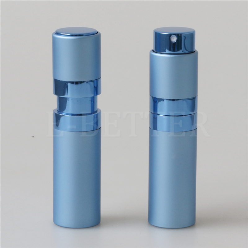 凤阳新款20ml电化铝香水分装瓶 口红式旋转喷雾瓶 玻璃内胆按压口喷瓶