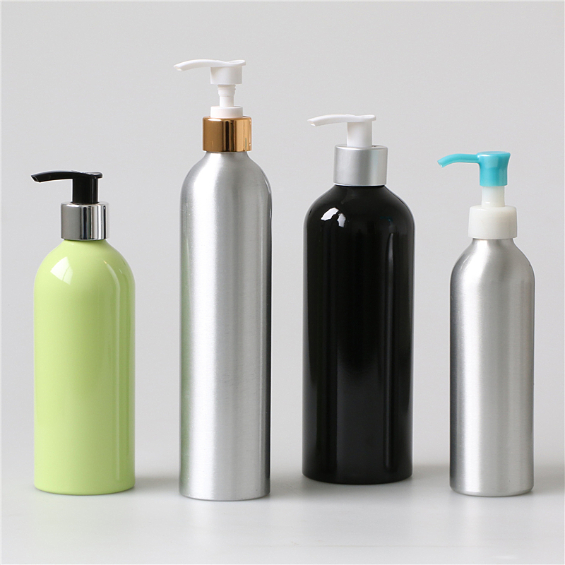 环保化妆品乳液瓶 洗手液 沐浴露 洗发水包装铝瓶